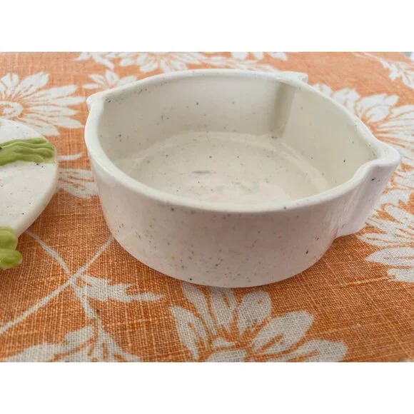 Vintage 1970s Retro Ceramic Frog Trinket Box With Lid - Picture 10 of 11